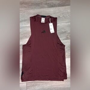 Adidas Men’s Size Medium D4T  Training Tank Aurora Ruby New W Tags MSRP$40